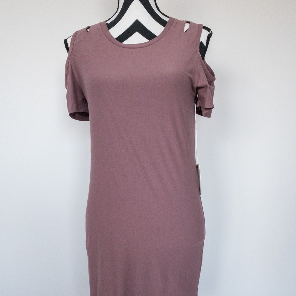 Glitz Mauve Midi Dress